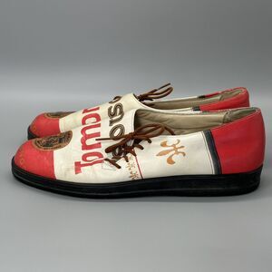 Andy Warhol Campbell's Tomato Soup Flat Oxford Shoes Womens Size 9 Mens 7